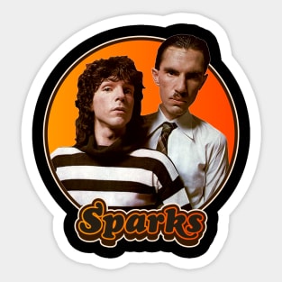 Retro Sparks Band Tribute Sticker